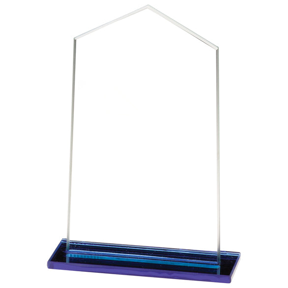 Downton - Jade Glass Profiled Tower Award - Available in 3 Sizes