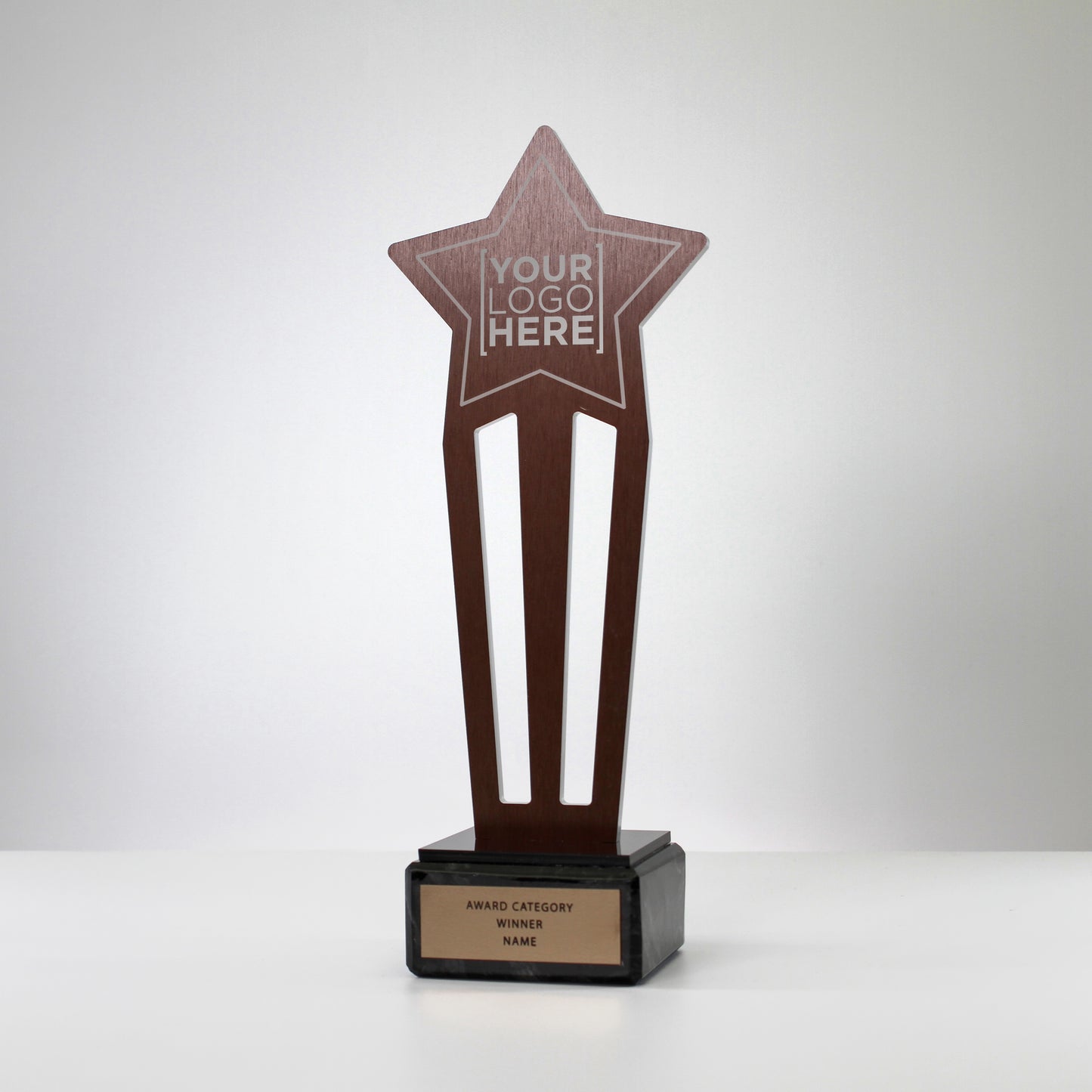 Custom Metal Bronze Star Trophy