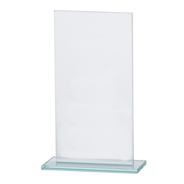 Warrior - Jade Glass Trophy Series - Rectangle on Base - Available in 4 Sizes