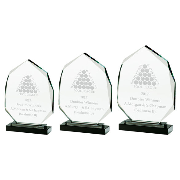 Clarity - Premium Crystal Award - Multifaceted Diamond - Available in 2 Sizes