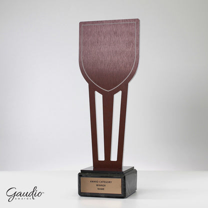 Custom Metal Bronze Shield Trophy