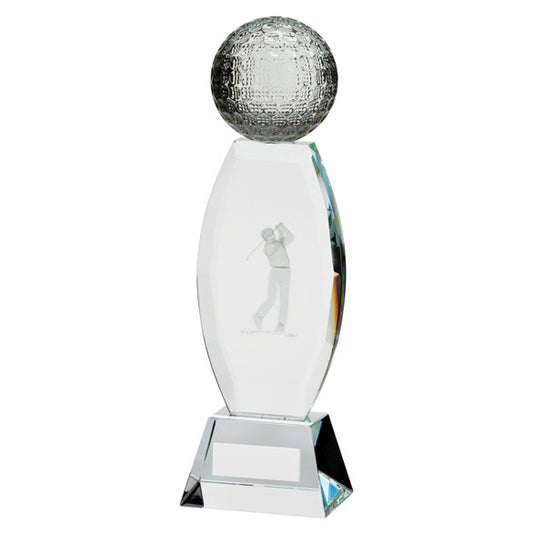 Premium Clear Crystal Golf Award