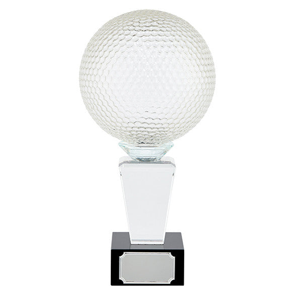 Ultimate Golf - Premium Clear Crystal Golf Award