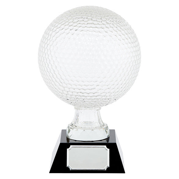 Supreme Golf - Premium Clear Crystal Golf Award - Available in 2 Sizes
