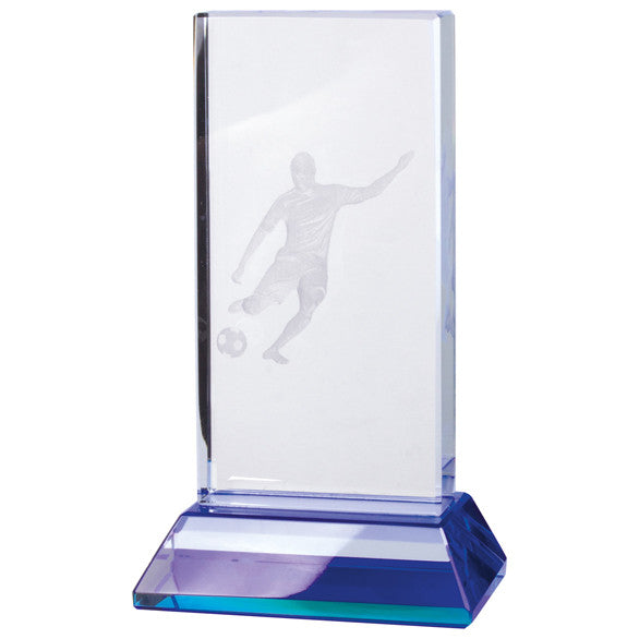 Davenport crystal football award by Gaudio Awards