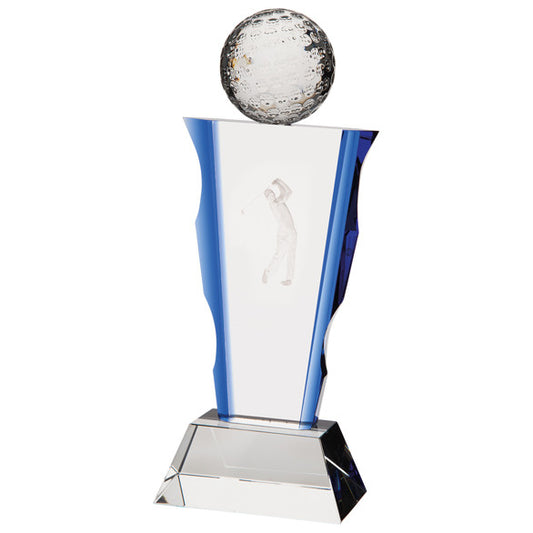 CR20226 - Celestial crystal golf trophy by Gaudio Awards