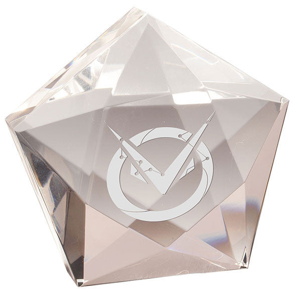 Crystal star paperweight by Gaudio Awards