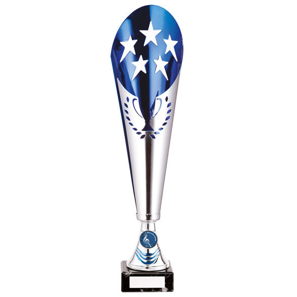 Laser Cup Trophy Blue