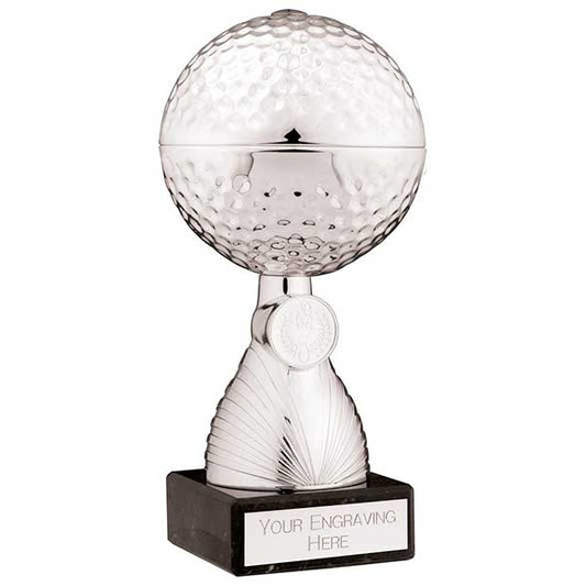 Majors - Silver Golf Ball Trophy - Available in 2 Sizes